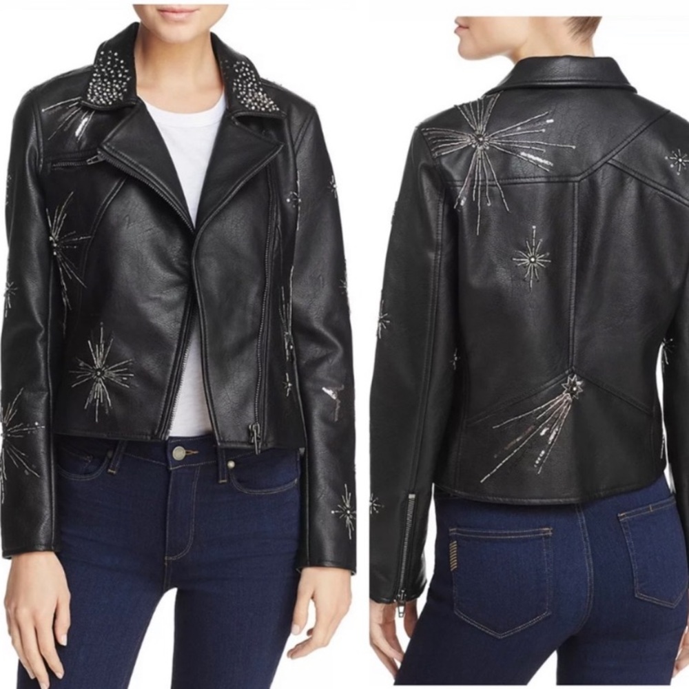 Blank NYC Embellish Moto Jacket